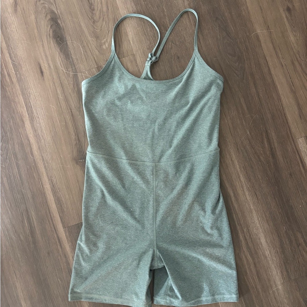 Old Navy Sage Green Active Romper